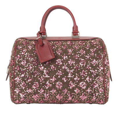 Speedy 30 Sunshine Express, £1,800, Handbags, Burgundy, Leather/Sequins, Front view